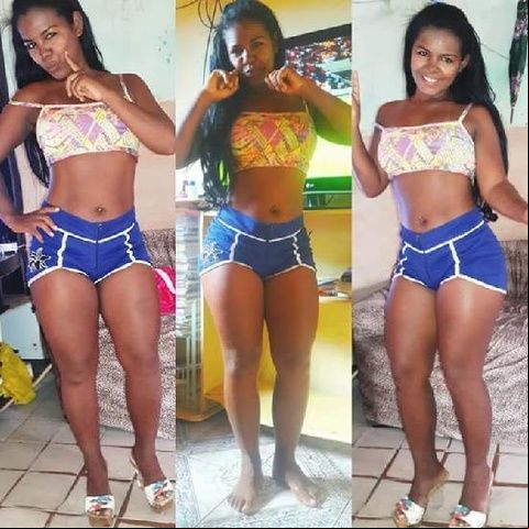 Caiu no whatsapp negra gostosona em selfie pelada - BA